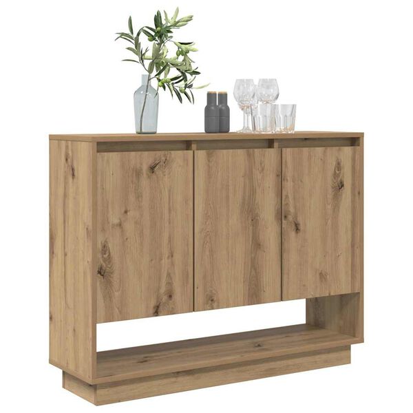 vidaXL Buffet Ch&ecirc;ne artisanal 97 x 29 x 75 cm Bois d'ing&eacute;nierie