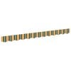 vidaXL Remplacement de lambrequin Vert et jaune 330 x 20 cm Polyester