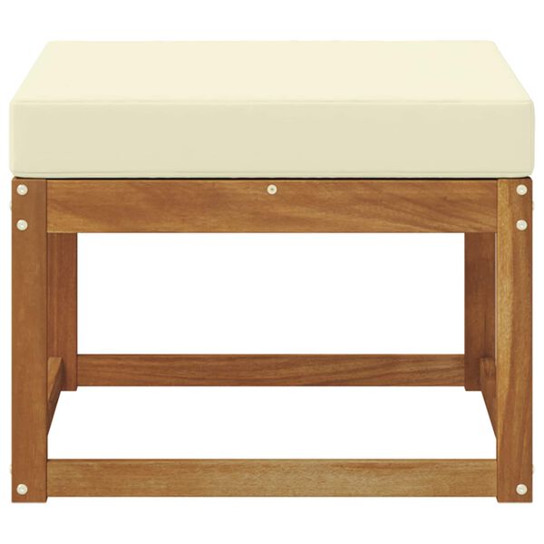 vidaXL Pouf d'Ext&eacute;rieur Bois d'Acacia Massif Naturel