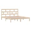 vidaXL Cadre de lit sans matelas bois massif
