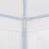 vidaXL Tente de r&eacute;ception 3x4 m Blanc
