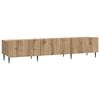 vidaXL Meuble TV Ch&ecirc;ne artisanal 147 x 34,5 x 32 cm Bois d'ing&eacute;nierie