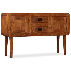 vidaXL Buffet Bois massif avec finition miel 120x30x75 cm
