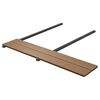 vidaXL Planche de terrasse 6 pc Teck WPC
