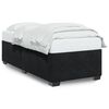 vidaXL Cadre de lit sans matelas noir 90x200 cm velours