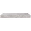vidaXL &Eacute;tag&egrave;re murale flottante gris b&eacute;ton 40x23x3,8 cm MDF