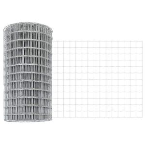 vidaXL Clôture Euro Argent 0.6 x 10 m