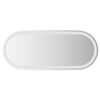 vidaXL Miroir de salle de bain &agrave; LED 90x40 cm ovale
