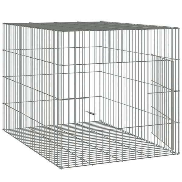 vidaXL Cage &agrave; lapin 78x54x54 cm Fer galvanis&eacute;