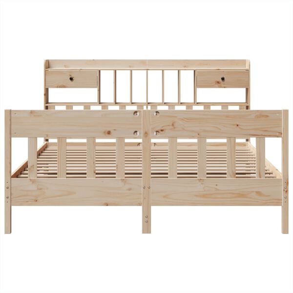 vidaXL Cadre de lit sans matelas 180x200 cm bois massif de pin