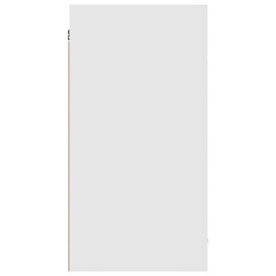 vidaXL Armoire suspendue Blanc brillant 80x31x60 cm Bois d’ingénierie