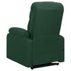 vidaXL Fauteuil de massage Vert fonc&eacute; Tissu