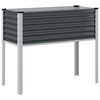 vidaXL Jardinière de jardin Anthracite 100x45x90 cm Acier