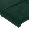 vidaXL Cadre de lit sans matelas vert fonc&eacute; 90x200 cm velours