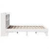 vidaXL Cadre de lit sans matelas blanc 140x200 cm bois de pin massif