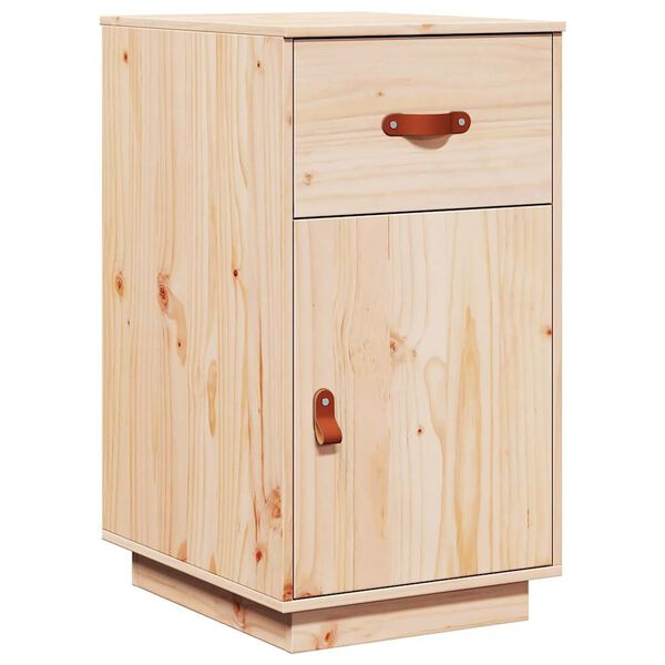 vidaXL Armoire de bureau 40x50x75 cm Bois massif de pin