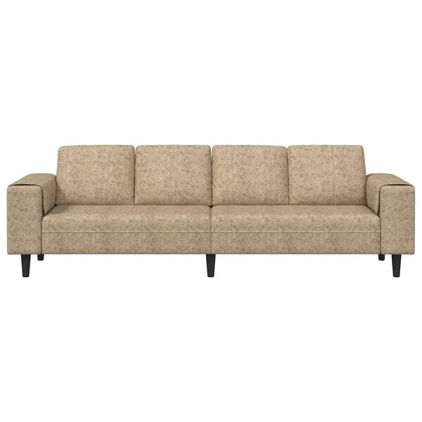 vidaXL Canap&eacute; de salon Gris clair 250 x 77 x 76 cm