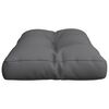vidaXL Coussin de palette anthracite 70x40x12 cm tissu