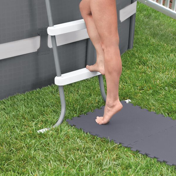 Intex Protecteur de sol rembourré verrouillable 8pcs 50x50x0,5cm 1,9m²