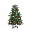 vidaXL Sapin de No&euml;l artificiel Vert 150 cm PVC, m&eacute;tal et plastique