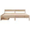 vidaXL Cadre de lit sans matelas 200x200 cm bois massif de pin
