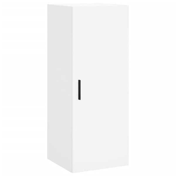 vidaXL Armoire murale blanc 34,5x34x90 cm