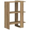 vidaXL &Eacute;tag&egrave;re 2 niveaux 52 x 25 x 71,5 cm Bois d'ing&eacute;nierie