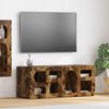 vidaXL Meuble TV Ch&ecirc;ne fum&eacute; 100 x 35 x 40 cm Bois d'ing&eacute;nierie