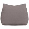 vidaXL Coussin de Dos Taupe 45 x 20 x 35 cm tissu