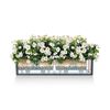 LECHUZA Jardini&egrave;re BALCONERA Cottage 80 ALL-IN-ONE Blanc