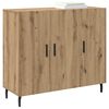 vidaXL Buffet Ch&ecirc;ne artisanal 90 x 34 x 80 cm Bois d'ing&eacute;nierie