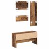vidaXL Ensemble de meubles d'entr&eacute;e avec tiroir 4 pcs Bois ancien