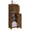 vidaXL Armoire de bain Ch&ecirc;ne marron 30x30x95 cm Bois d'ing&eacute;nierie