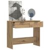 vidaXL Table console ch&ecirc;ne artisanal 90x36x75 cm bois d'ing&eacute;nierie