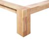 vidaXL Cadre de lit sans matelas bois de ch&ecirc;ne massif 160x200 cm
