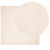 vidaXL Tapis HUARTE à poils courts doux et lavable beige 160x160 cm