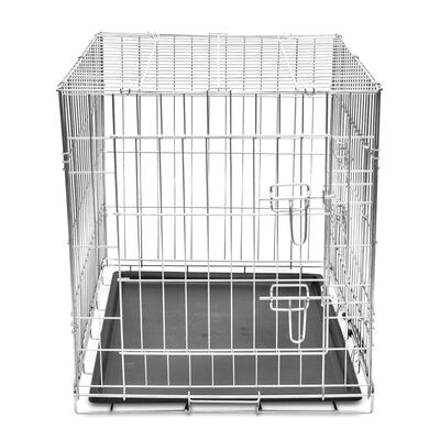 vidaXL Cage métallique et pliable pour chiens L