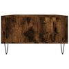 vidaXL Table basse chêne fumé 104x60x35 cm bois d'ingénierie