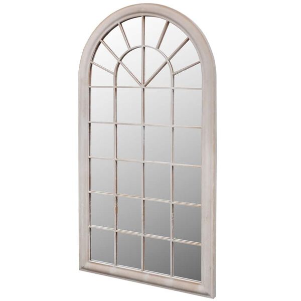 vidaXL Miroir de jardin d'arche rustique 60x116 cm Intérieur/extérieur