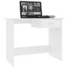 vidaXL Bureau Blanc 100 x 50 x 76 cm Bois d'ing&eacute;nierie