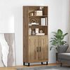 vidaXL Haut Armoire Ch&ecirc;ne artisanal 69,5 x 34 x 180 cm