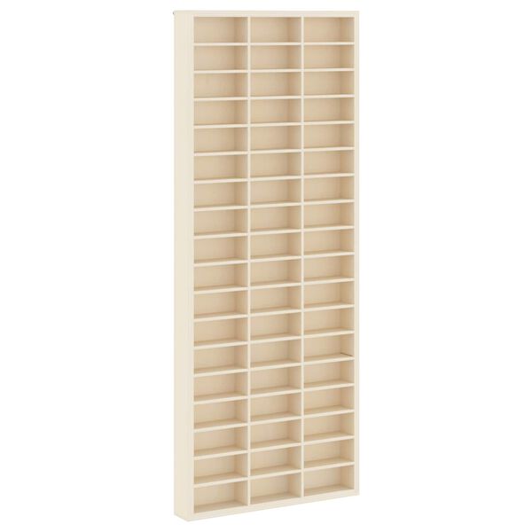 vidaXL Vitrine Murale Beige 30 x 4,5 x 75 cm Bois d'ing&eacute;nierie