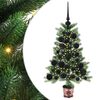vidaXL Sapin de No&euml;l avec 150 LED avec support Vert 65 cm PE