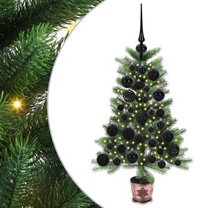 vidaXL Sapin de No&euml;l avec 150 LED avec support Vert 65 cm PE
