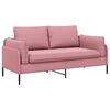 vidaXL Sofa 2 places 2 place Rose 188 x 81 x 89 cm Velours