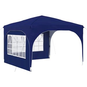 vidaXL Tente de f&ecirc;te pop-up 290 x 290 x 245 cm Bleu
