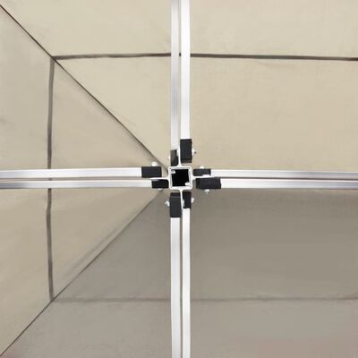 vidaXL Tente de réception pliable Aluminium 6 x 3 m Crème