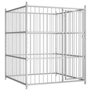 vidaXL Chenil d'ext&eacute;rieur pour chiens 150 x 150 x 185 cm