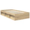 vidaXL Cadre de lit Sonoma 100 x 200 cm Bois de pin massif