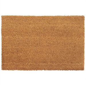 vidaXL Tapis de porte naturel 40x60 cm fibre de coco touffet&eacute;